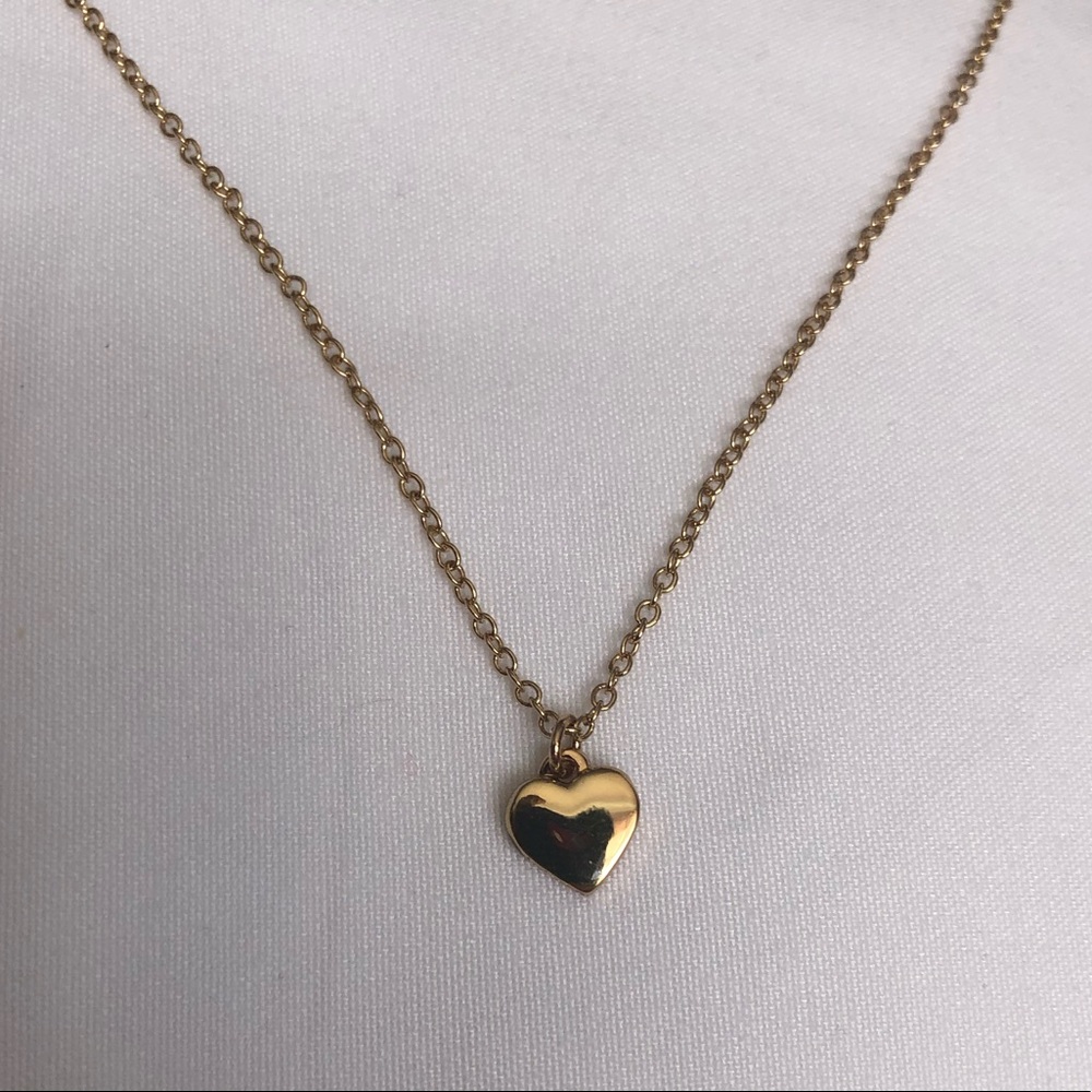 Ted Baker London Gold Tiny Heart Necklace